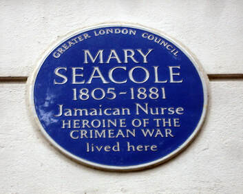 Mary Seacole Lived here Blue Plaque