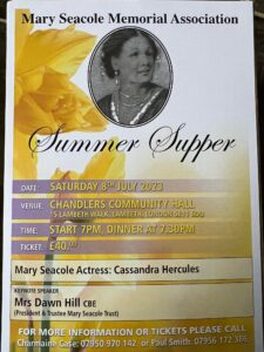 Mary Seacole Supper 2023